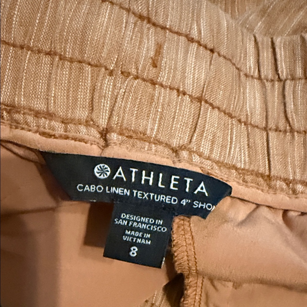Women's Athleta Tan Casual Shorts - Picture 4 of 4